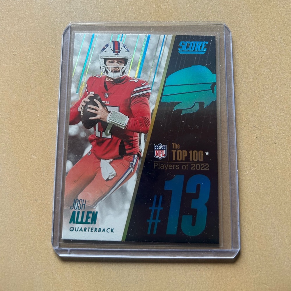 Josh Allen rare stop 100 insert